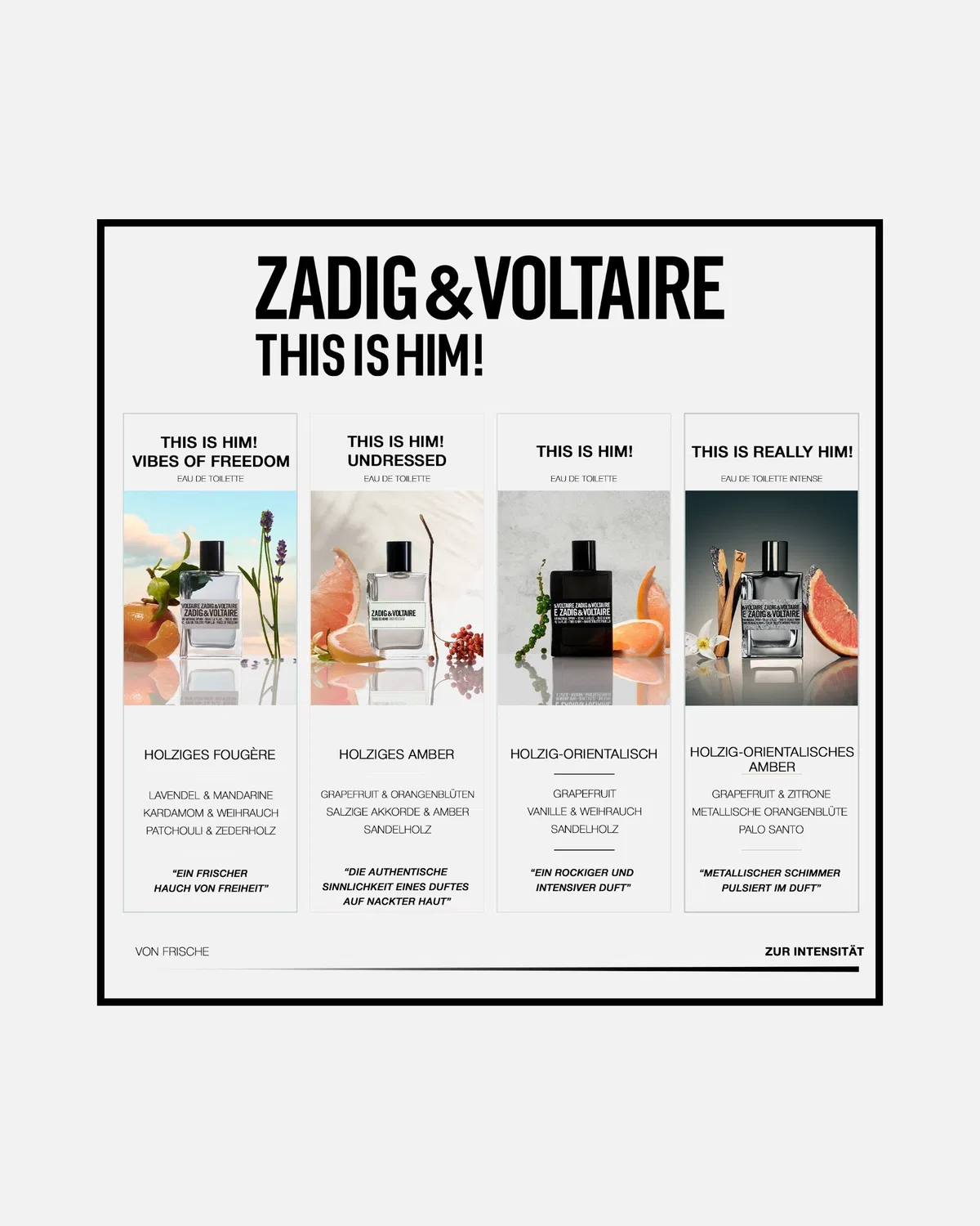 Туалетная вода - это он! Атмосфера свободы Zadig&Voltaire, 50 Ml — фото 4