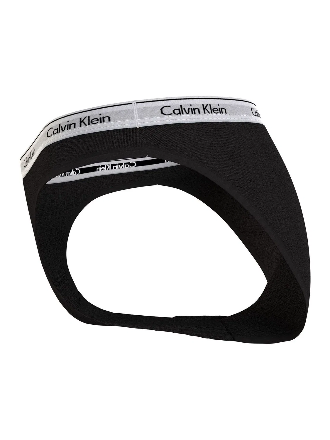 Бикини из хлопка Calvin Klein Black Icon Logo, черный — фото 4