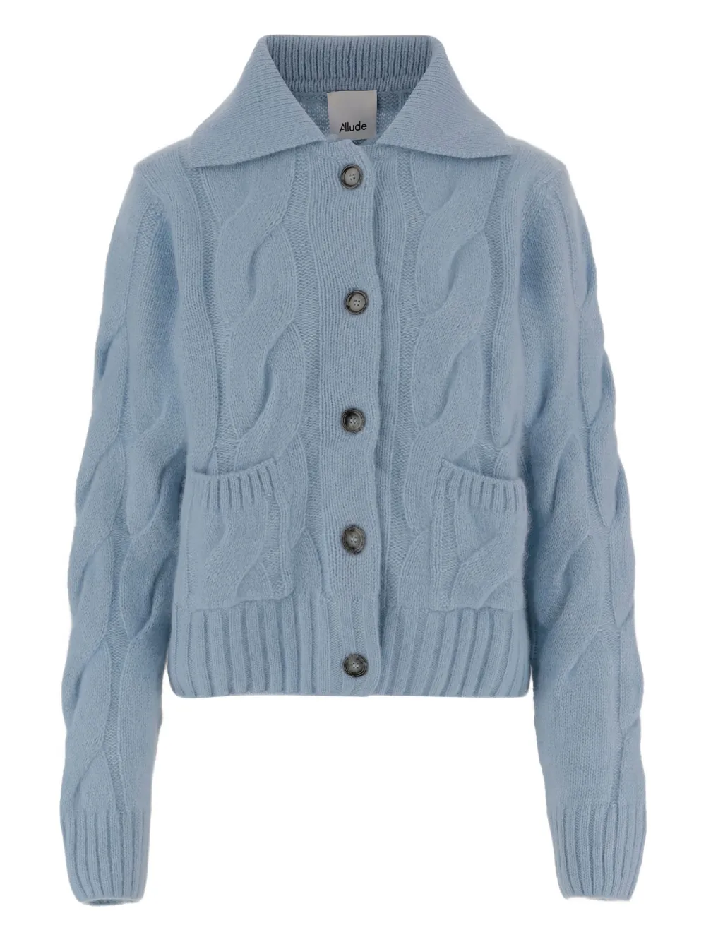 

Кардиган фактурной вязки ALLUDE, синий