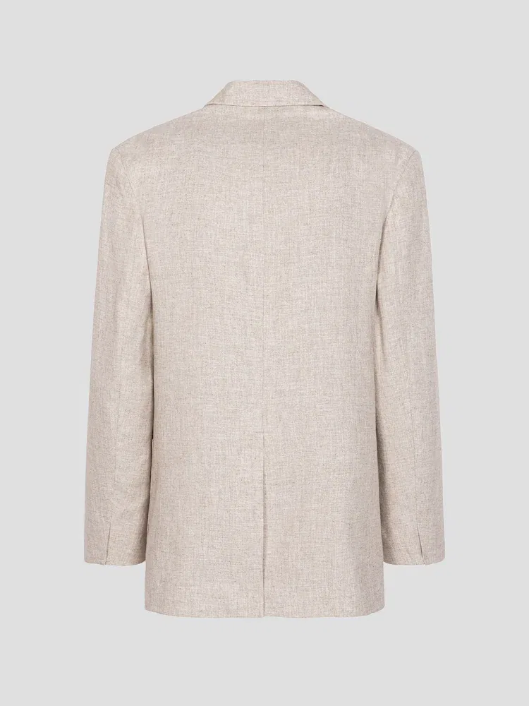 Жакет, свободный крой, La Veste D Homme JACQUEMUS, Ivory — фото 2