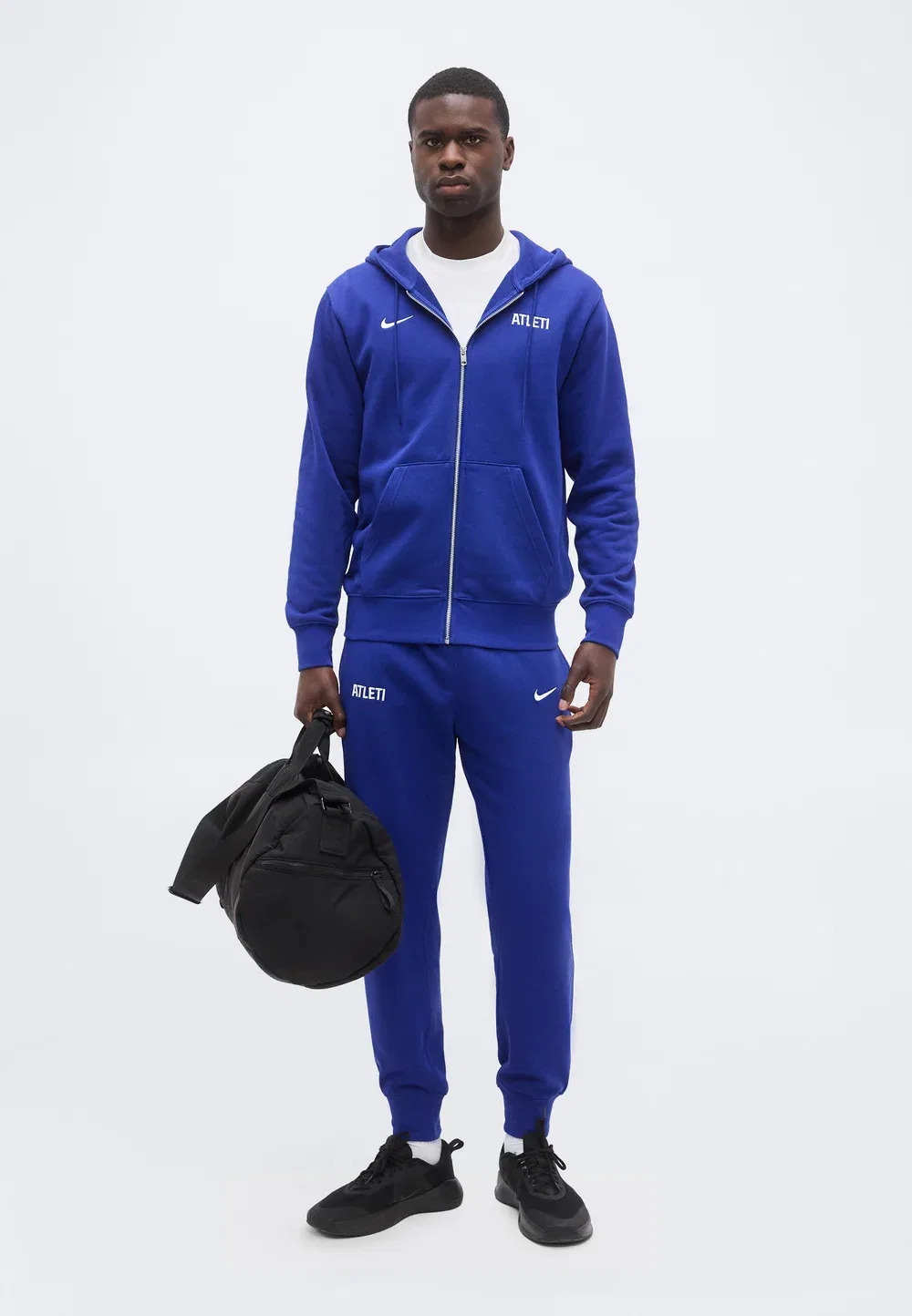 Толстовка Atm club - клубная одежда Nike Performance, Deep Royal Blue/White — фото 2