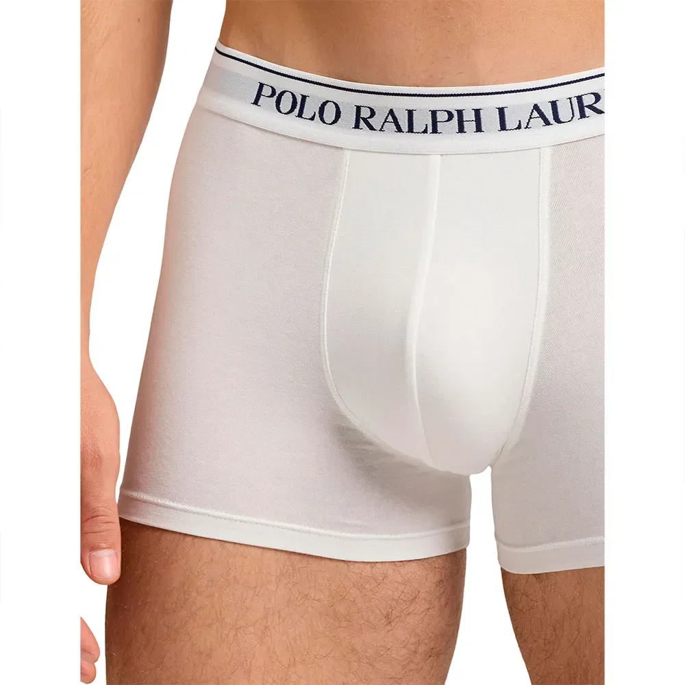 Мужские боксеры хлопковые Polo Ralph Lauren, White — фото 3