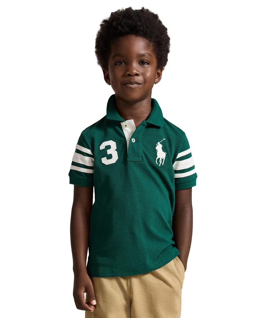 Детская футболка-поло с длинным рукавом Polo Ralph Lauren, Hunter Green