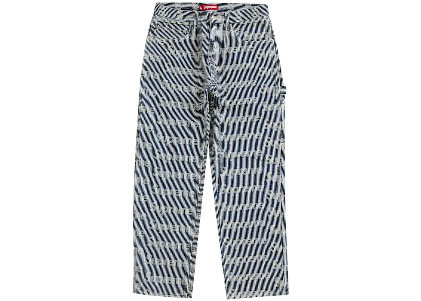 Мужские джинсовые брюки-карго с полосками Pant Supreme, Stripe