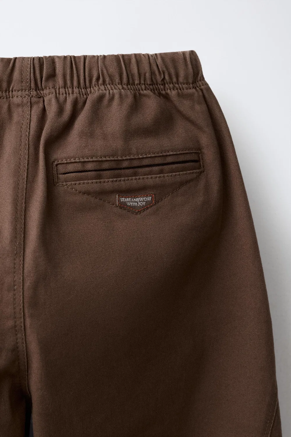 Свободные брюки ZARA, Brown — фото 4
