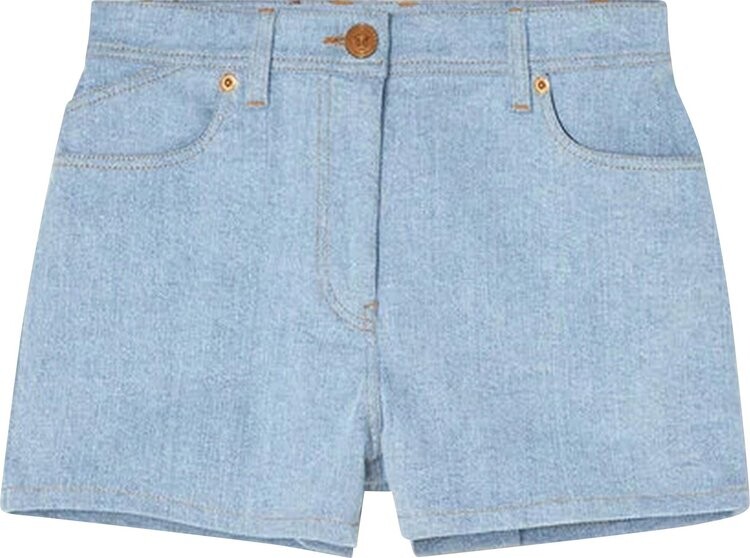 

Шорты Versace Ventagli Denim Shorts 'Denim', синий