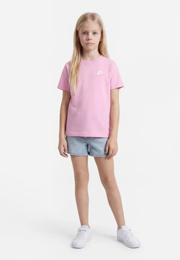 Футболка хлопковая Futura Nike Sportswear Pink Rise, розовый