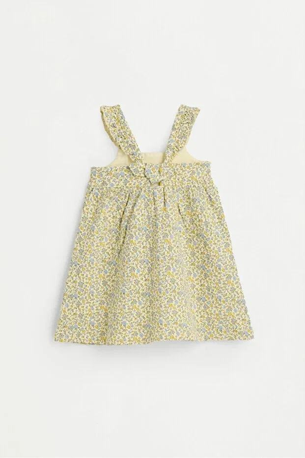 Детское платье для девочек с открытыми плечами Lefties, Light Yellow — фото 2