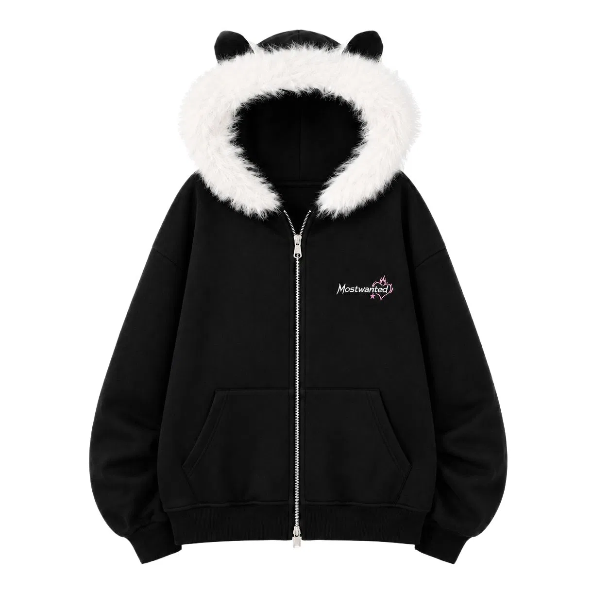 Детское худи с капюшоном Other, MostwantedLab, Black