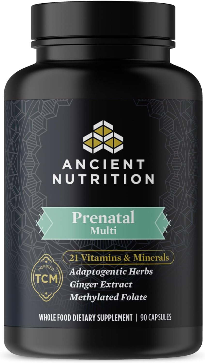 

Пренатальные мультивитамины для женщин Ancient Nutrition Supports Pregnancy And Fertility Health, 90 капсул