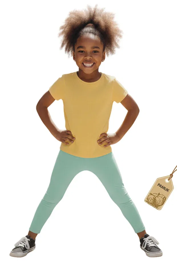 Детские леггинсы для девочек хлопковые Basics Twoo Kids, Mint