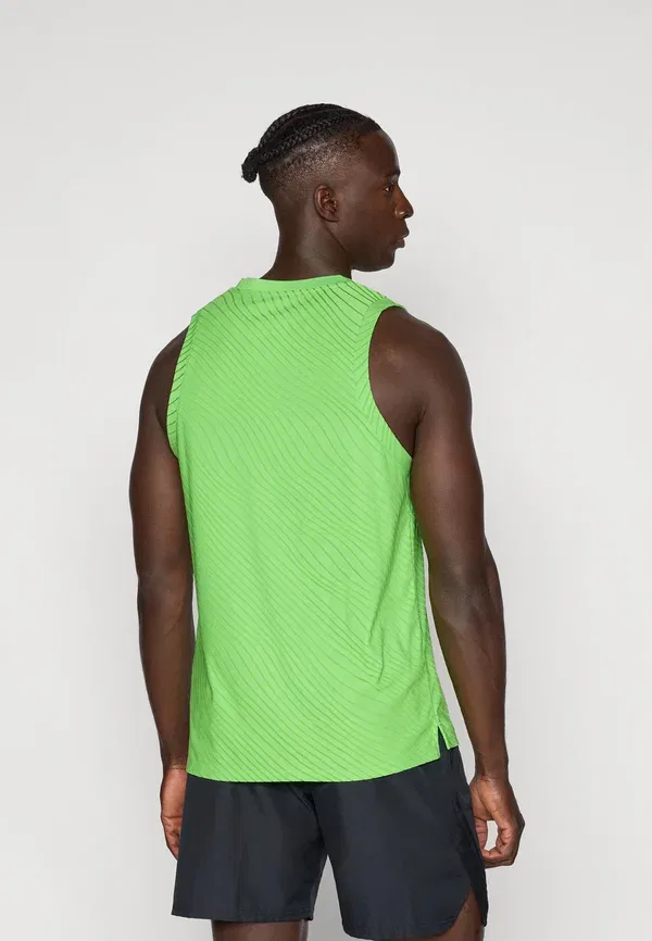 Топ с влагоотводящими свойствами Nikecourt Advantage Slam Tank Nike Performance Mean Green, черный/зеленый — фото 3