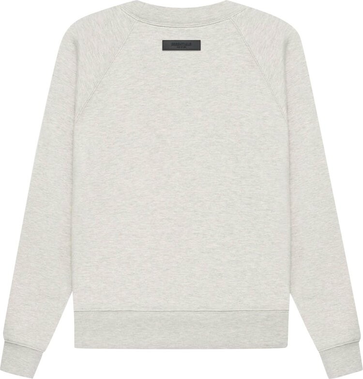 Толстовка Fear of God Essentials Essentials Crewneck 'Light Oatmeal', серый — фото 3