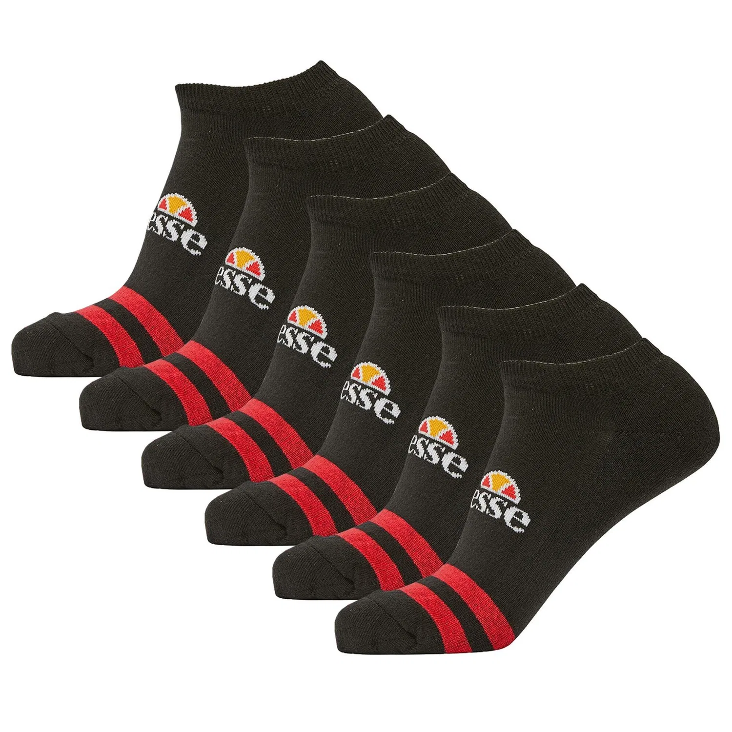 Детские носки с плоским швом Melna Trainer Liner Ellesse, Schwarz