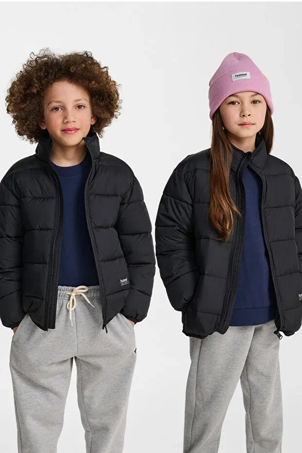 Детское пальто для девочек легкое пуховик Hummel, Black