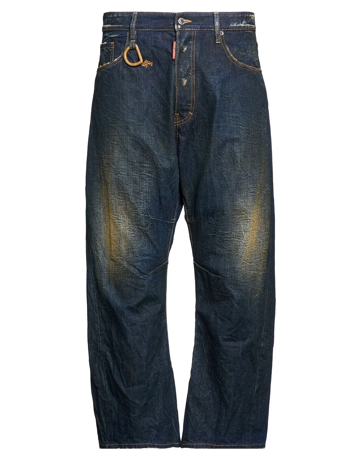 Мужские джинсы прямого кроя Dsquared2, синий