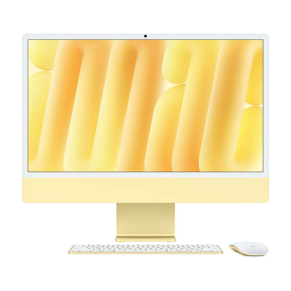 

Моноблок Apple iMac 24'' М4 (2024), 10 CPU/10 GPU, 24 ГБ/1 ТБ, Nano-texture glass, Yellow, английская клавиатура