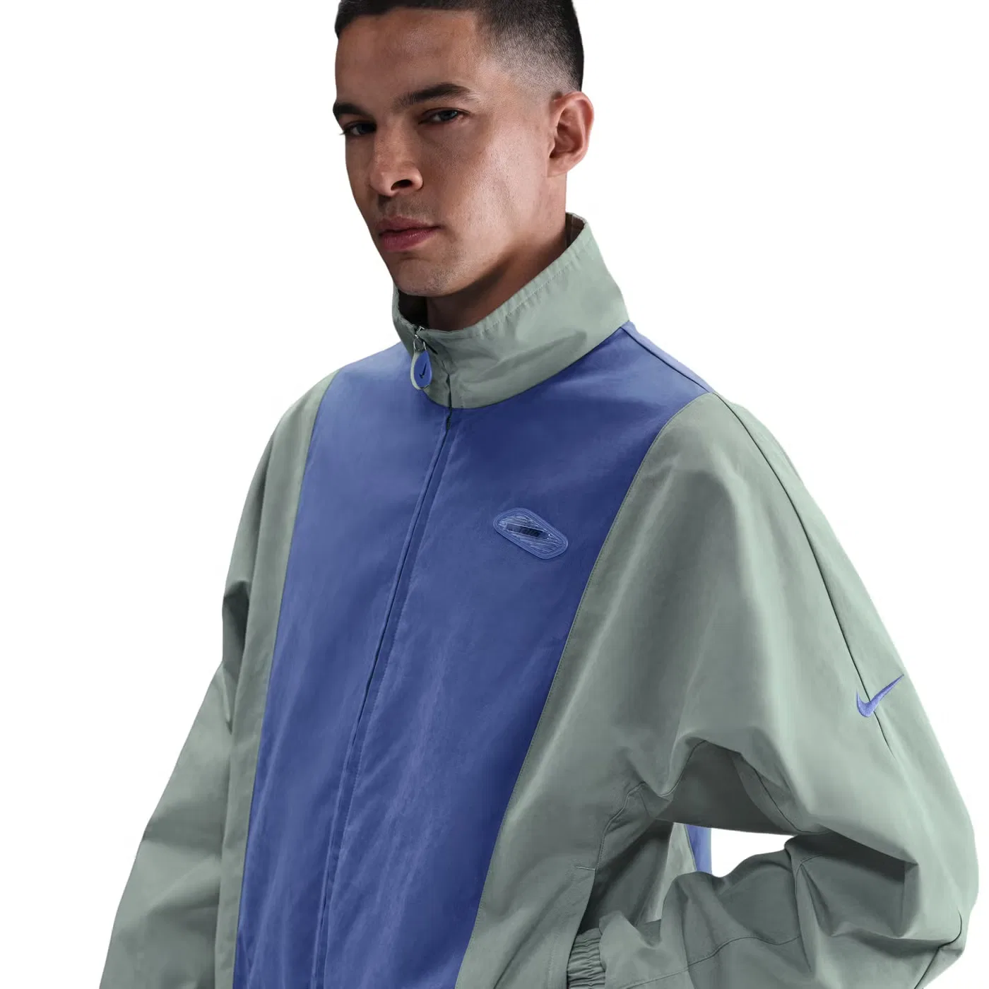 Куртка с принтом Patta Nike, серая — фото 2