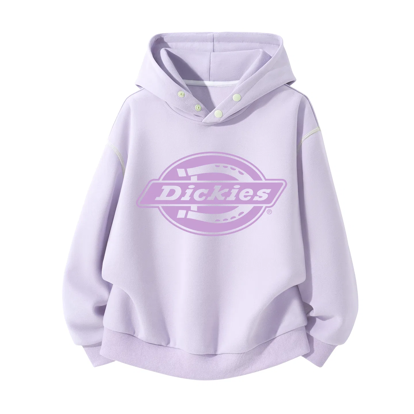 Детский свитшот с капюшоном Dickies, S Negative Label Milk Taro Purple