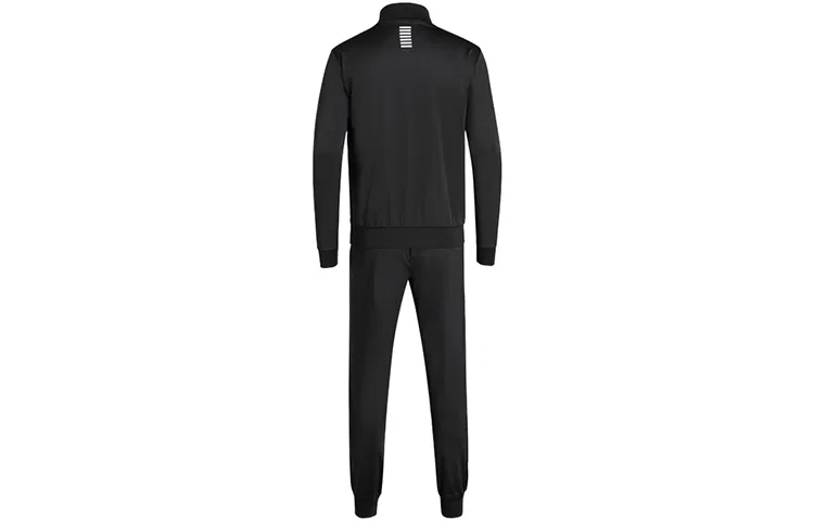 Мужской спортивный костюм с воротником-стойкой EMPORIO ARMANI, Black — фото 3