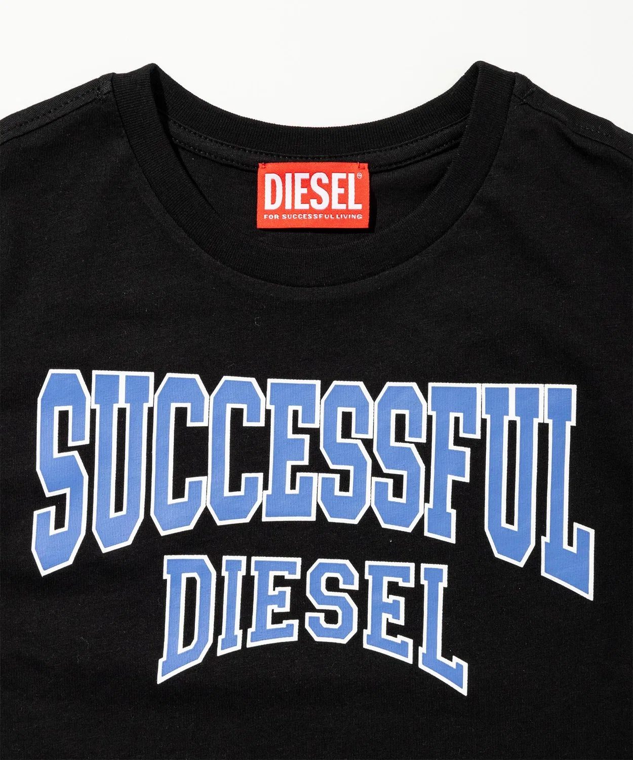 Детская футболка с коротким рукавом с брендовым логотипом DIESEL KIDS, Белая — фото 4