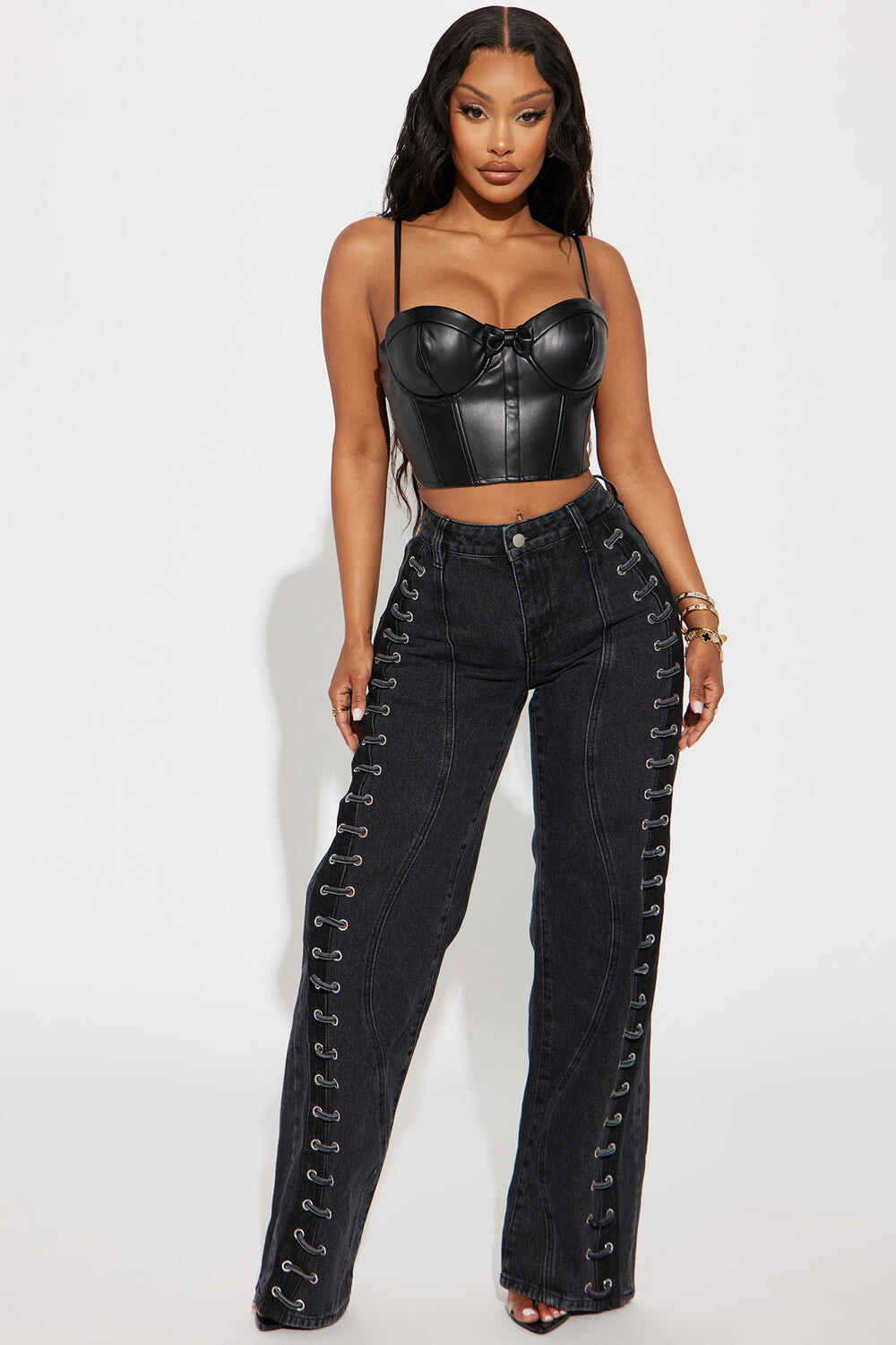 

Джинсы Fashion Nova FN1578B115, черный