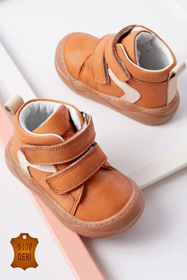 Детская ортопедическая обувь с широкой колодкой Lina Step, Brown — фото 4
