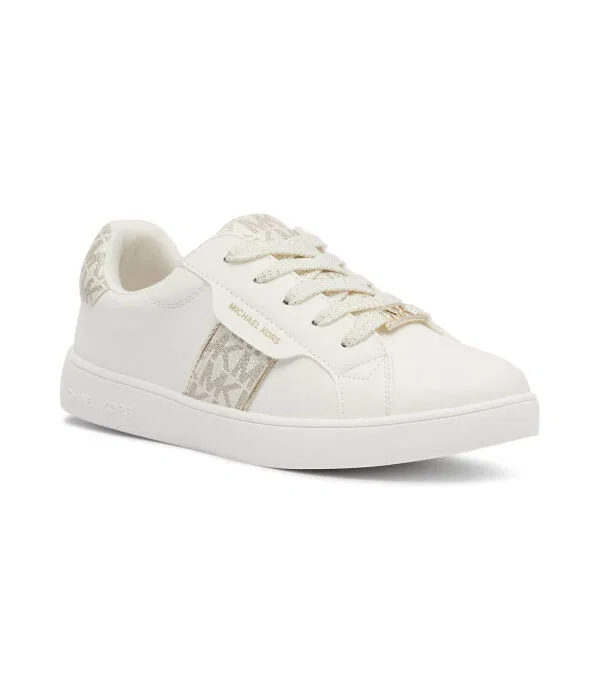 Детские кроссовки для девочек с закрытым носком Jem Maxine Michael Kors Kids, белый