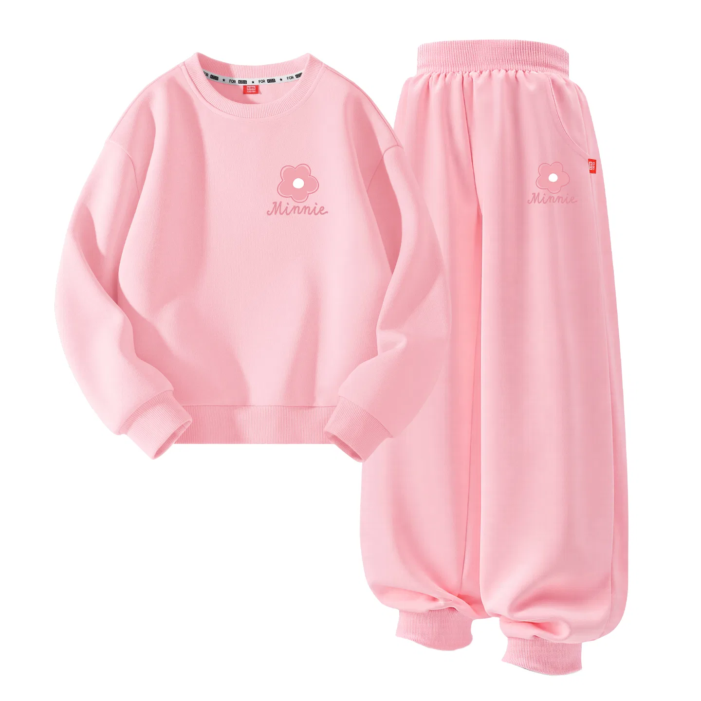 Детский спортивный костюм с круглым вырезом Disney, Цвет DiF Small Flower K Pink
