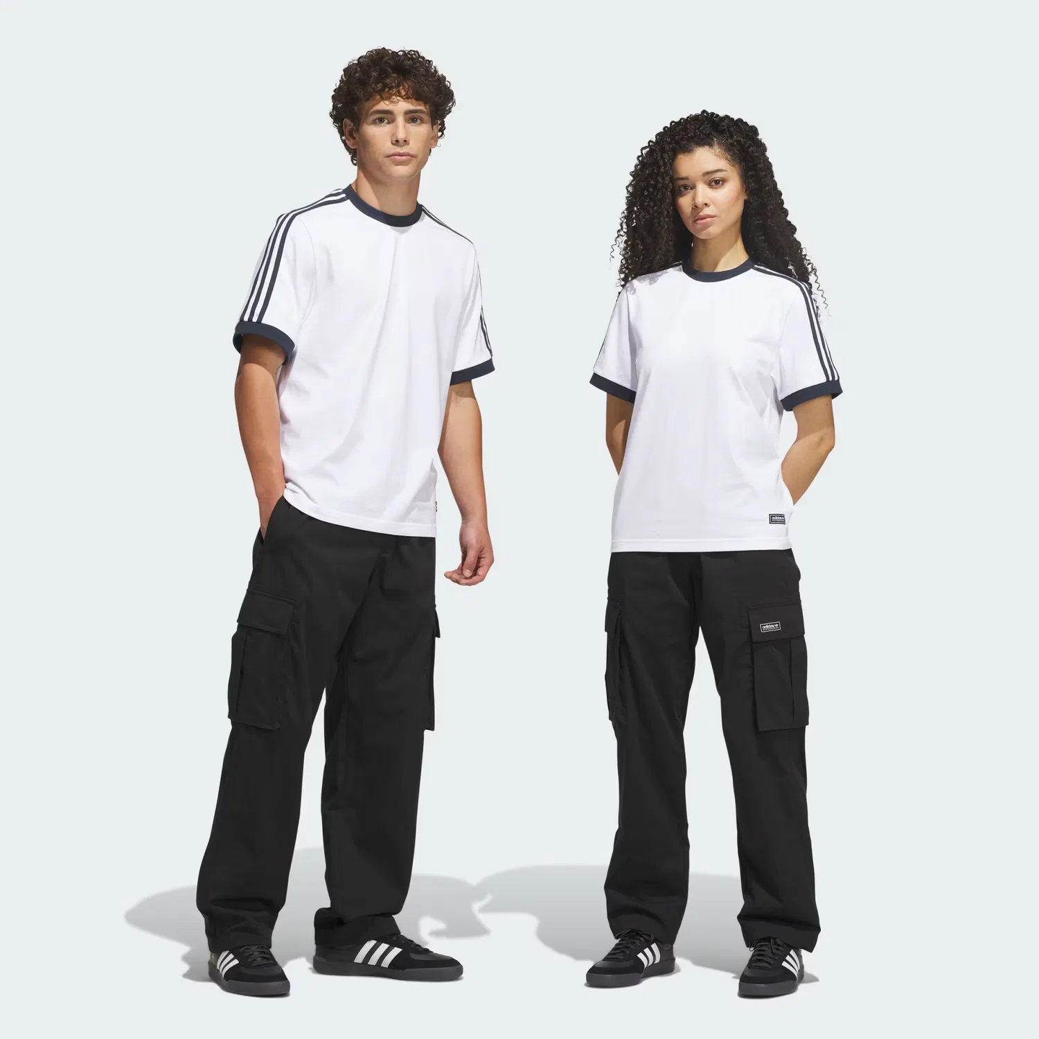 Брюки карго свободного кроя Skateboarding Cargo Pants Adidas Originals, черный