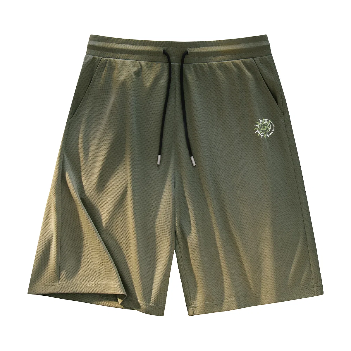 Детские шорты повседневные Flower Star Universe Pants Logo MINISO, Army Green