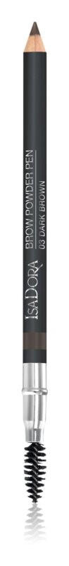 

Карандаш для бровей с кисточкой IsaDora Brow Powder Pen, оттенок 03 Dark Brown 1,1 г