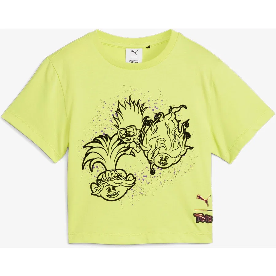Футболка с графическим принтом Puma X Trolls Graphic Puma, Фиолетовый — фото 3