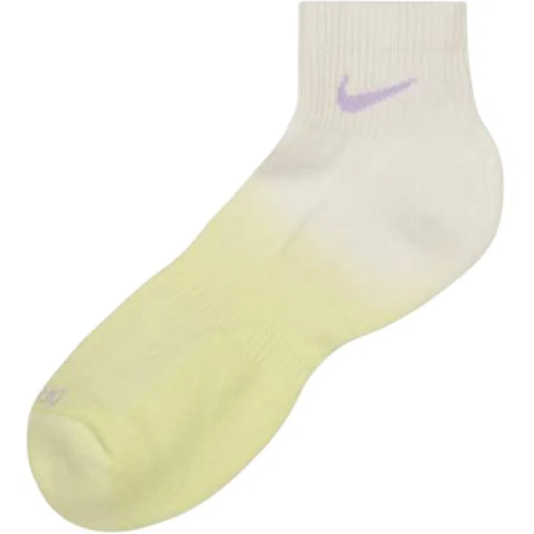 Детские носки-невидимки 2 пары Everyday Plus Nike, Purple+Yellow — фото 4