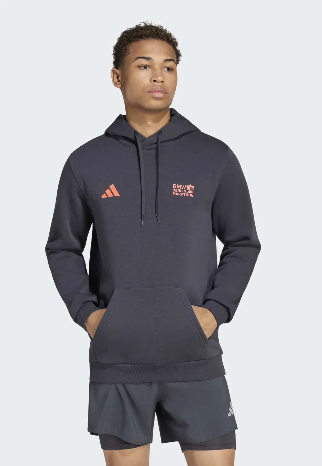 Ber26 ber ho m - hoodie Adidas Performance, Night Grey