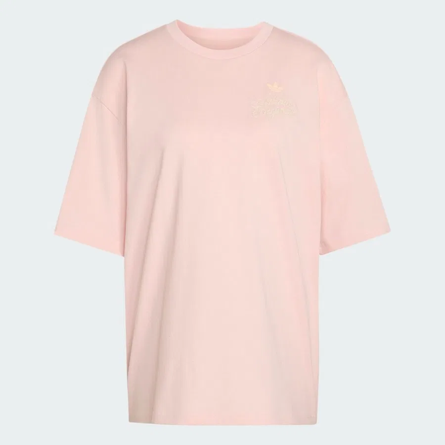 Футболка с принтом GFX Tee adidas, Розовый — фото 3