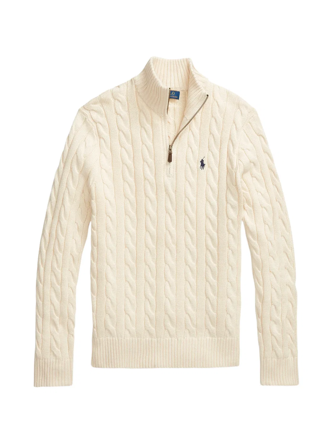 Свитер с молнией Polo Ralph Lauren, нейтральный