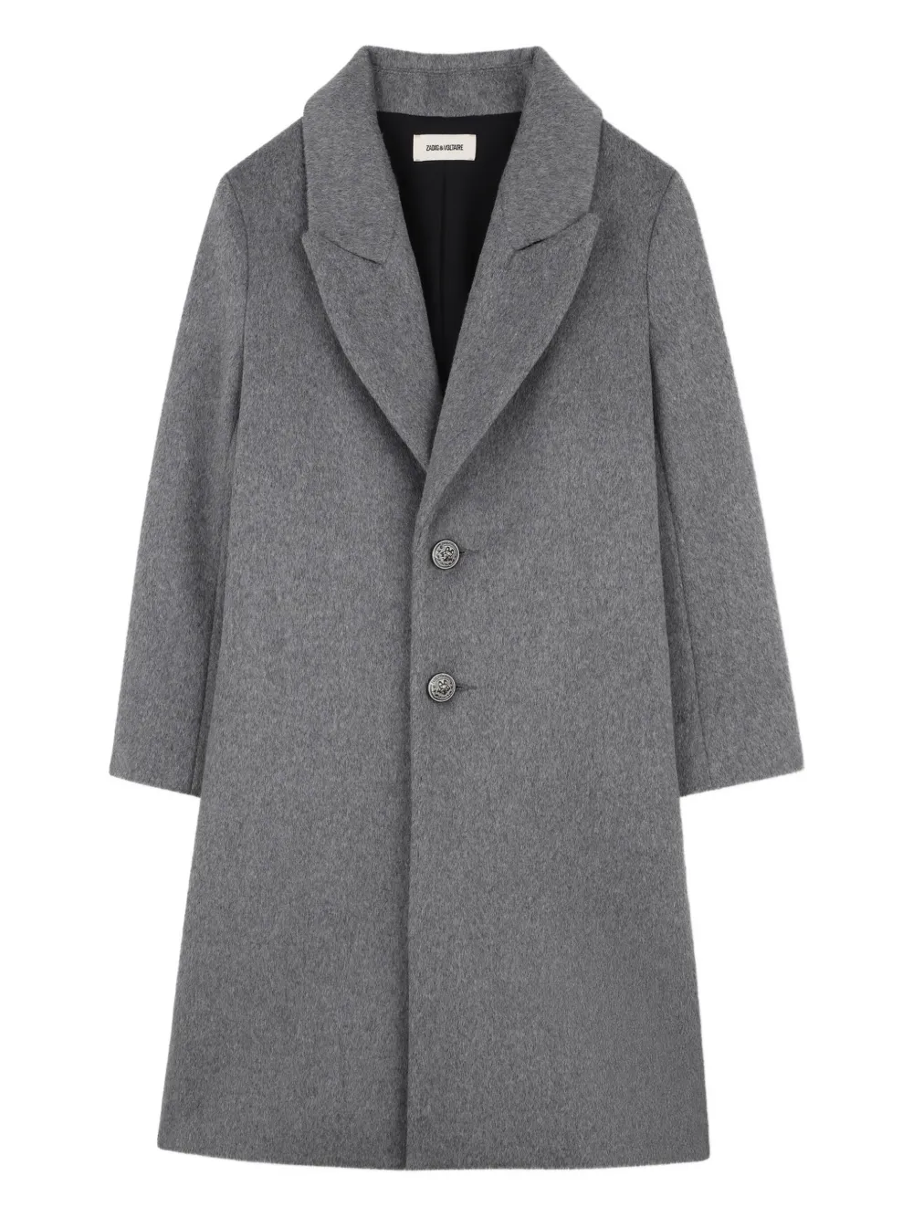 

Однобортное пальто Zadig & Voltaire Kids, серый