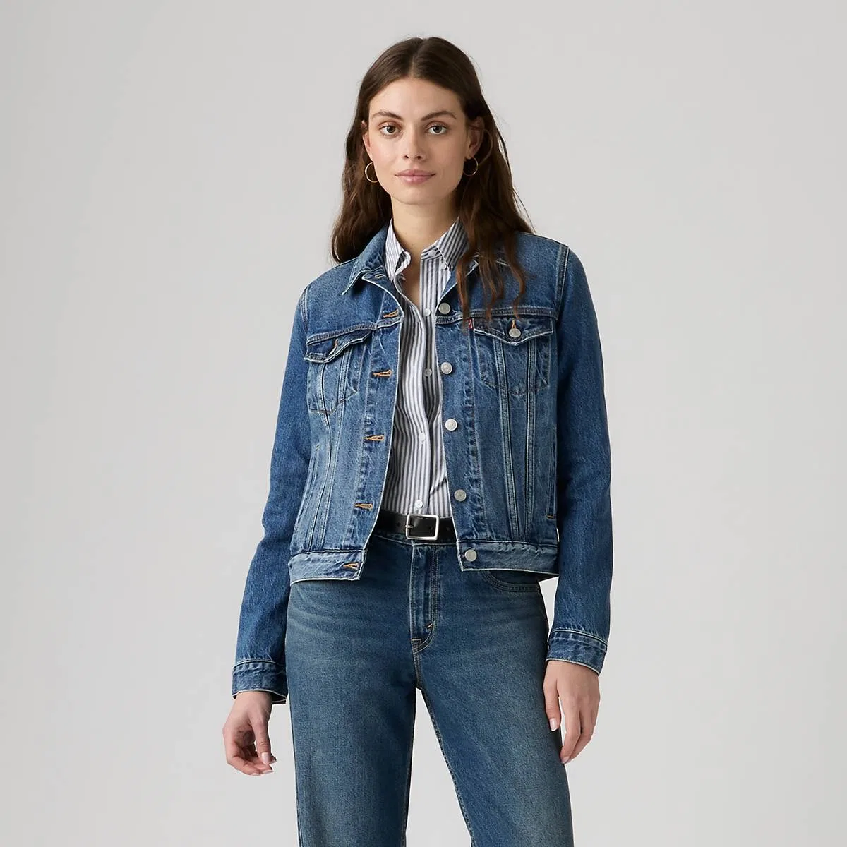 Оригинальная куртка дальнобойщика Levi's, Trial Case - Medium Wash — фото 3