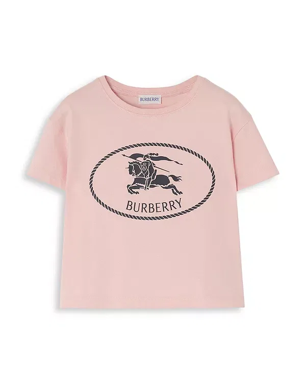 Детская футболка с принтом Knight Stamp Burberry, Bouquet