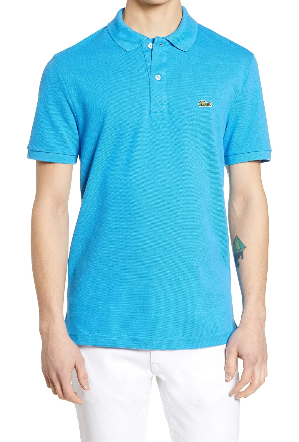 Мужское поло с коротким рукавом из пике Lacoste, Ibiza