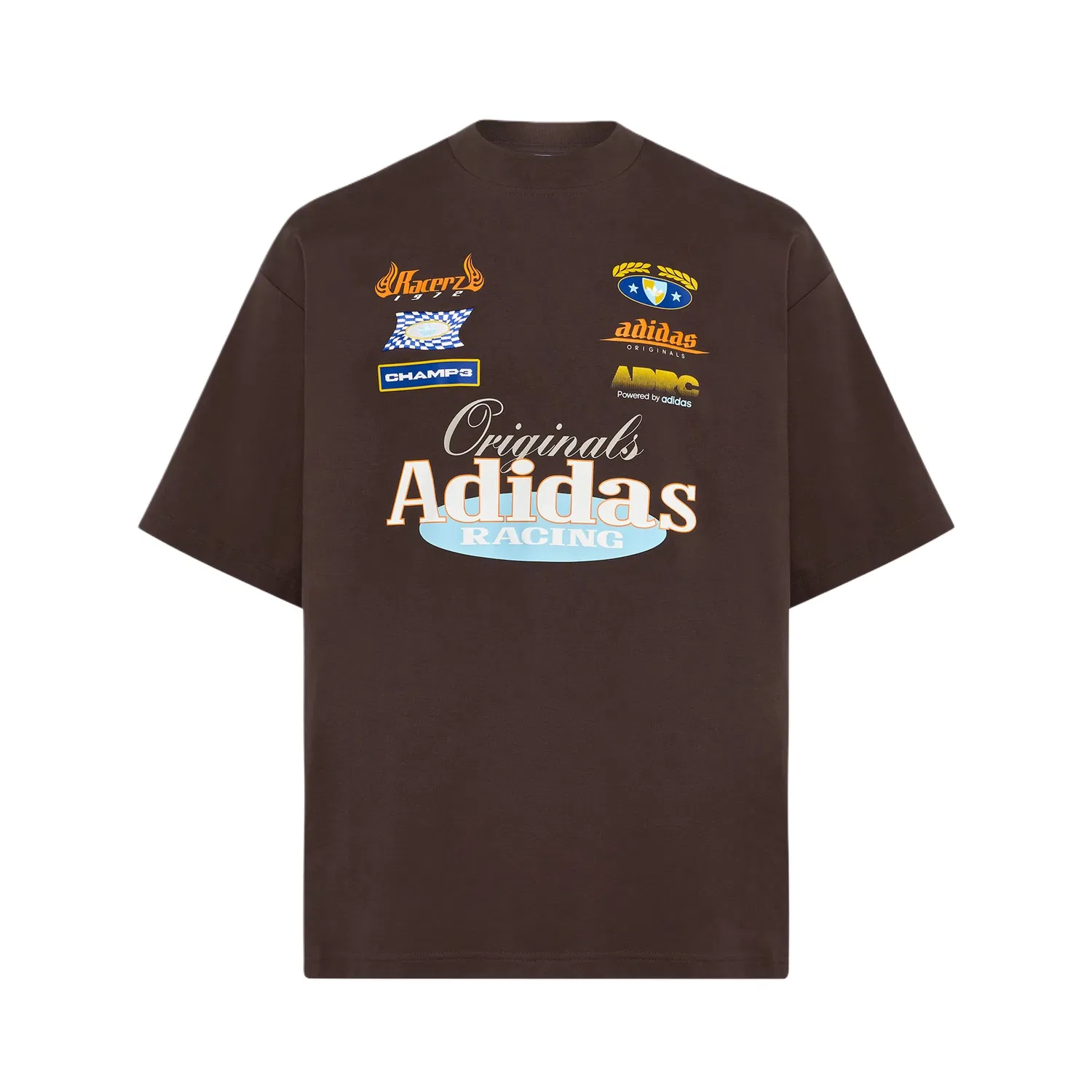 Мужская футболка с круглым вырезом Adidas Originals, Brown