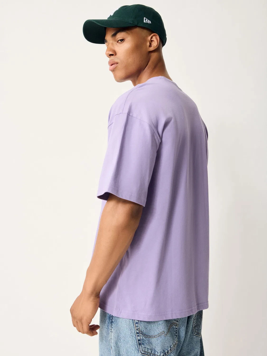 Футболка свободного кроя Trefoil Essentials, adidas Originals, сиреневый — фото 3