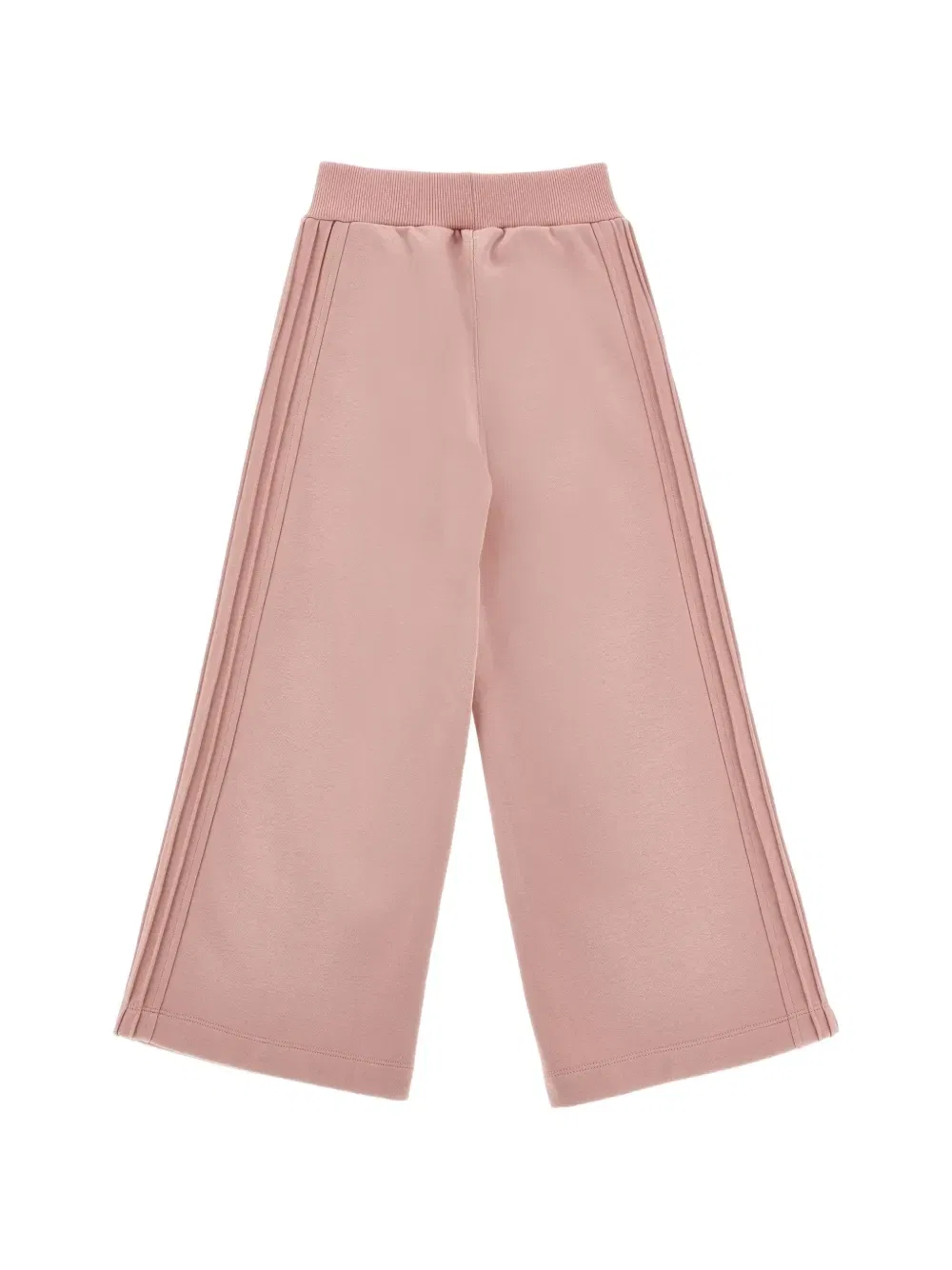 Спортивные брюки широкого кроя с логотипом Ermanno Scervino Junior, розовый — фото 2