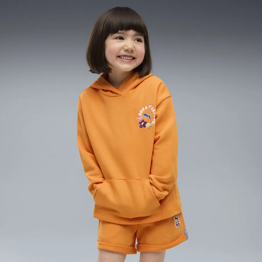 Толстовка PUMA цвета «мандарин» — фото 2