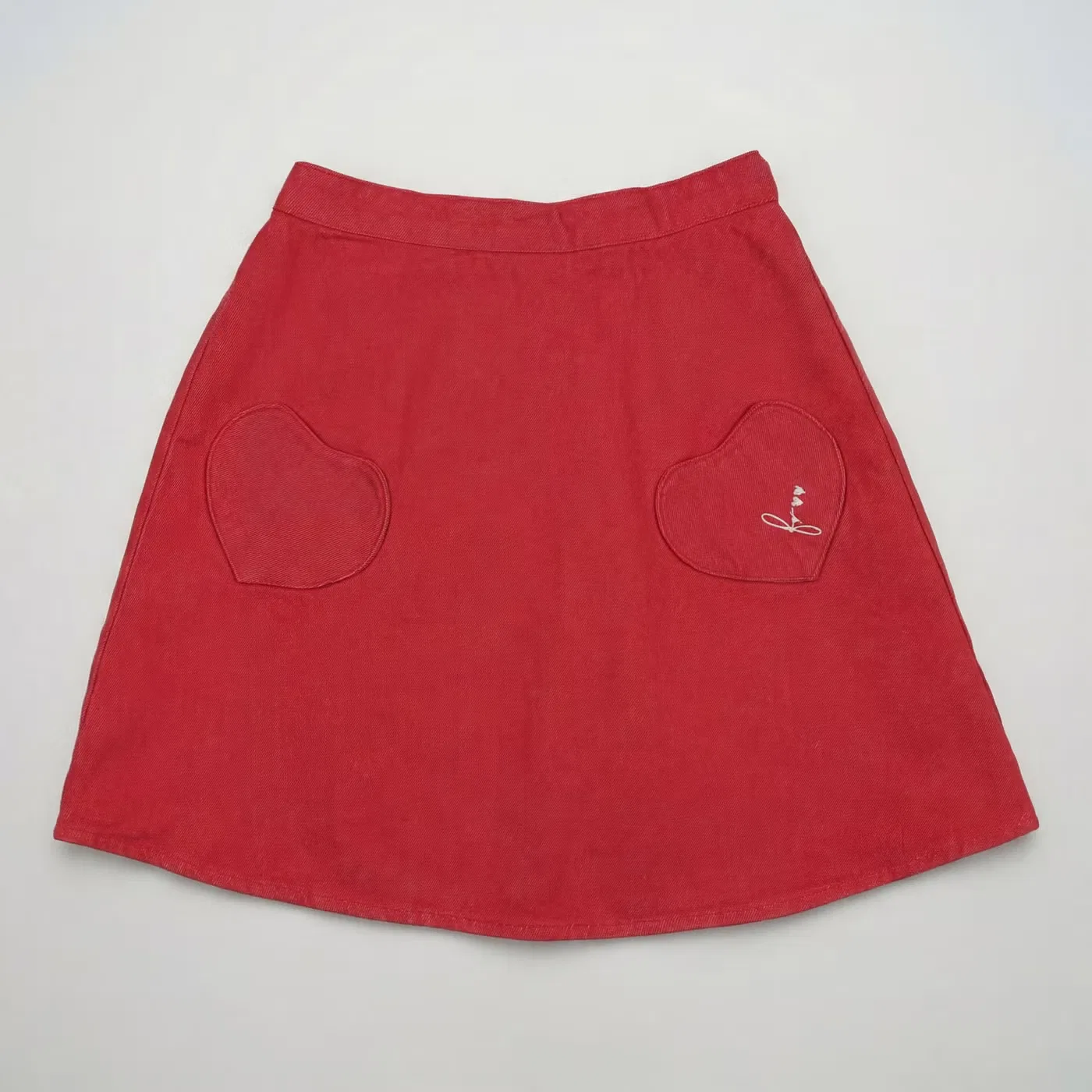 Юбка с карманами Cherry Froo Kids, красный