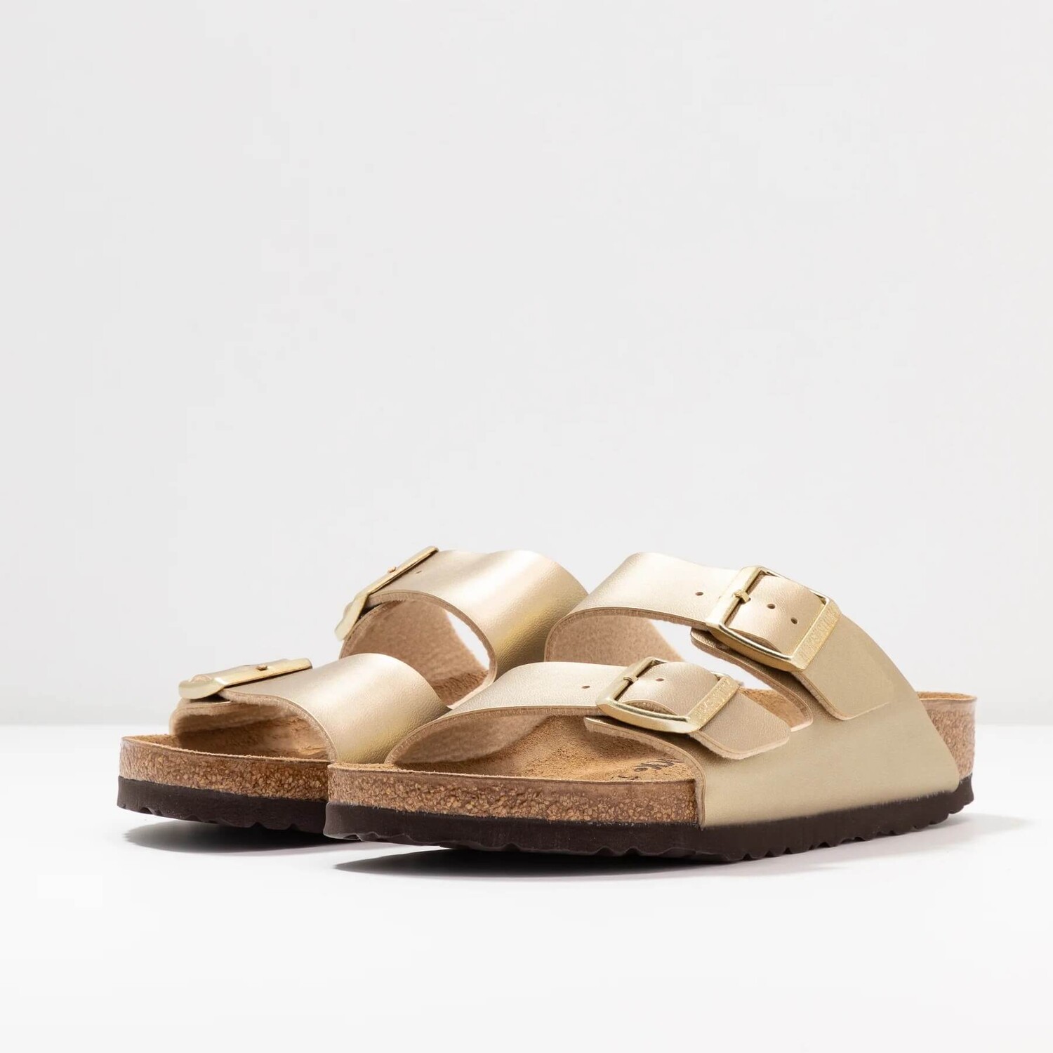 Сандалии Birkenstock Arizona BF Narrow, золотой — фото 2