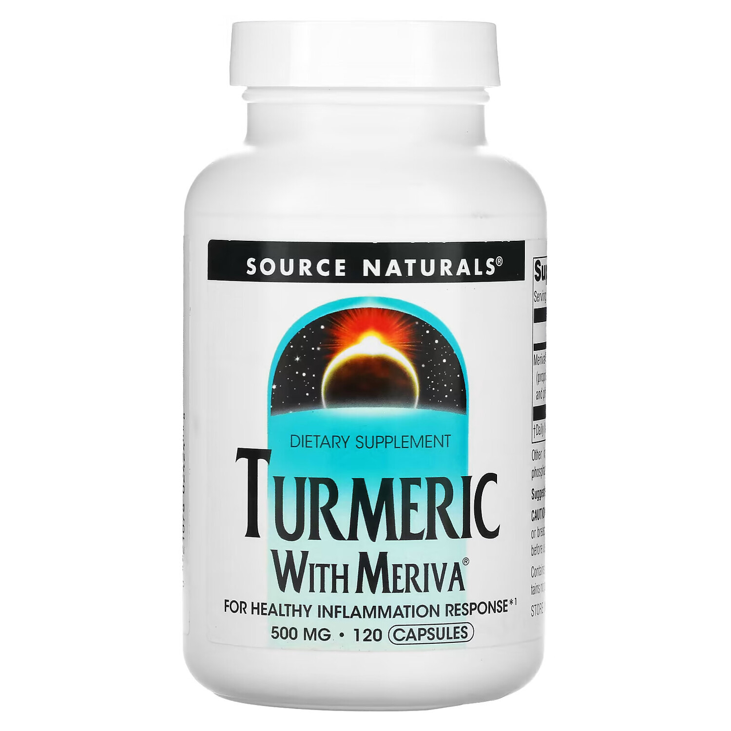 

Source Naturals, Комплекс из куркумы Мерива, 500 мг, 120 капсул