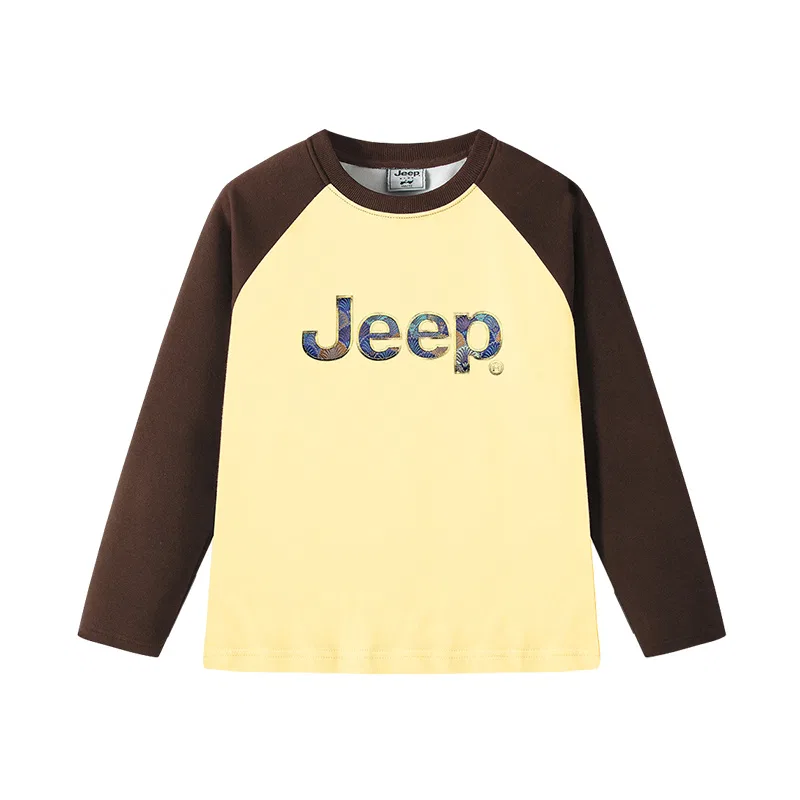 Детская футболка с длинным рукавом Jeep, Ecru Heavyweight Fleece-Lined Thermal