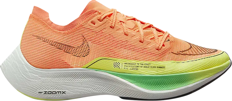 

Кроссовки Nike Wmns ZoomX Vaporfly Next% 2 'Peach Cream Green Shock', оранжевый